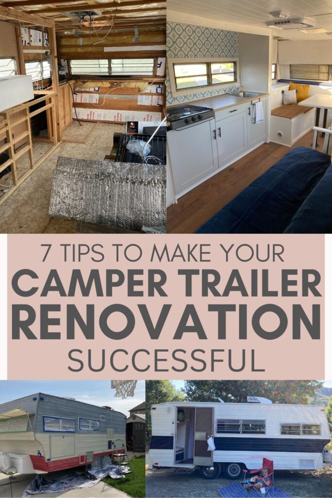 RV renovation - How to remodel a Camper on a Budget (Full Process)