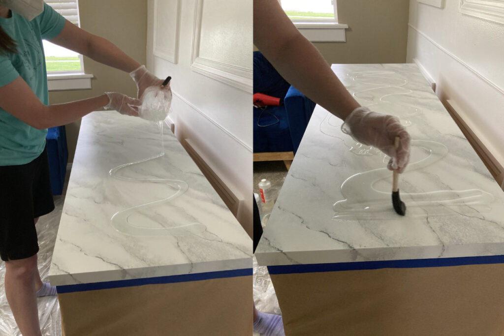 diy marble top table